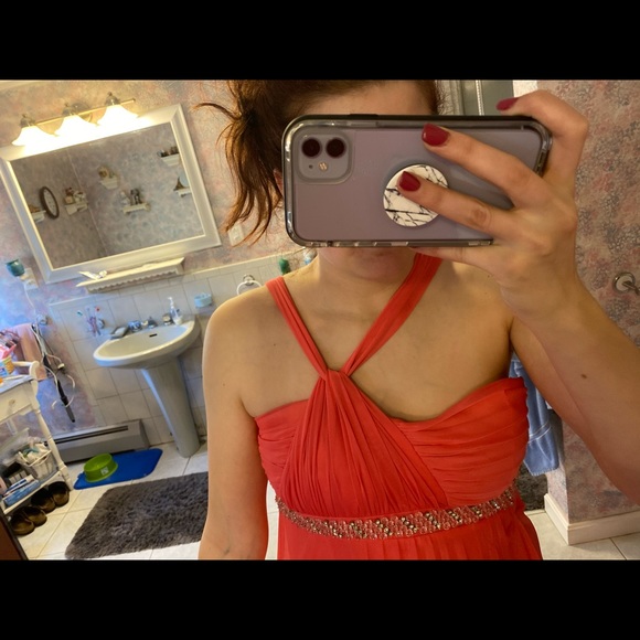 bright pink prom dress - Picture 2 of 3